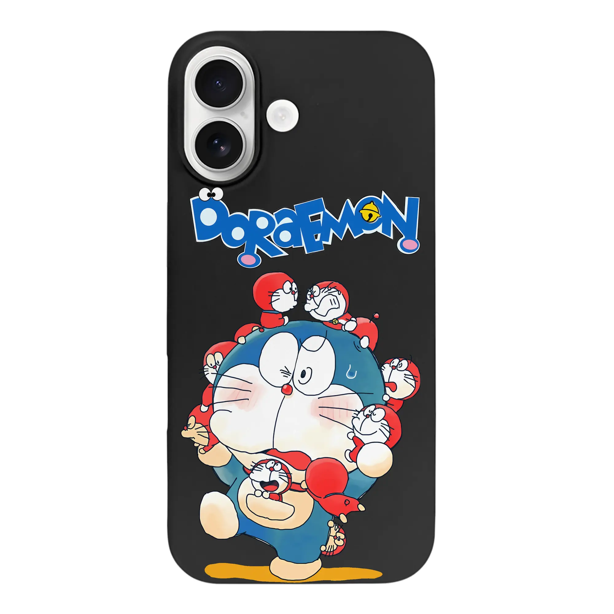 ドラえもん グッズドラえもん - iPhone 17 シリーズ シリコンケース 薄型 耐衝撃 指紋防止 ソフトタッチカバー 精密フィット 傷防止 保護ケース iPhone 17/17 Air/17 Pro/17 Pro Max 対応